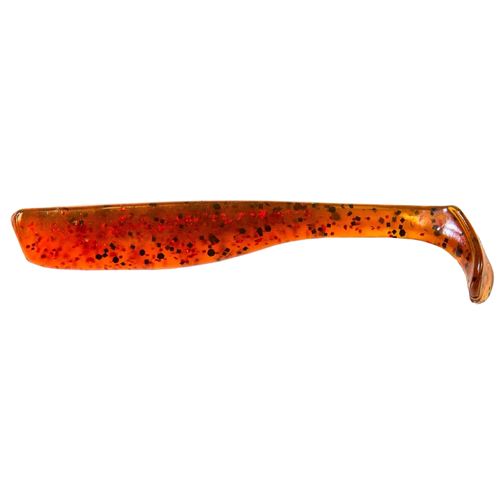 Z-Man Slim SwimZ Jigi 2.5" Calico Candy sivulta, pää vasemmalla