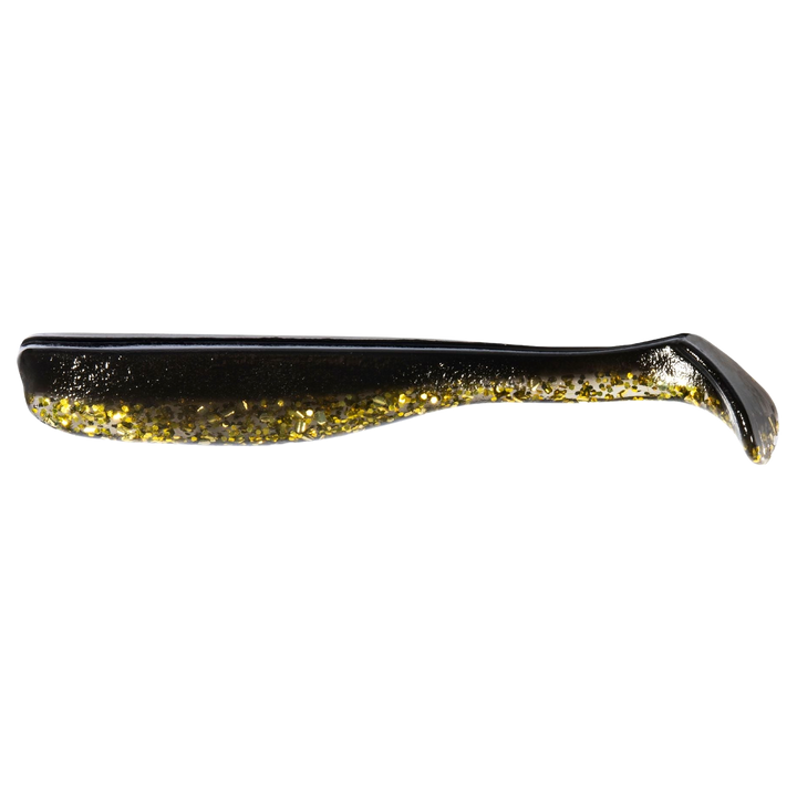 Z-Man Slim SwimZ Jigi 2.5" Goldrush sivulta, pää vasemmalla