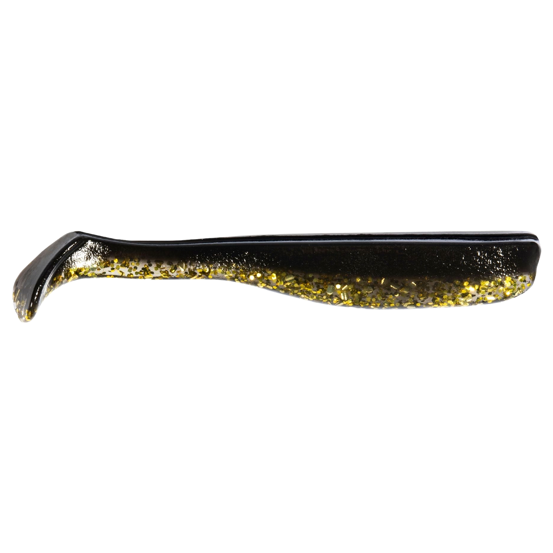 Z-Man Slim SwimZ Jigi 2.5" Goldrush sivulta, pää oikealla