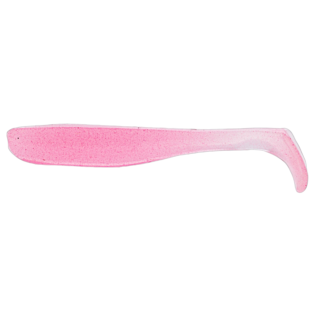 Z-Man Slim SwimZ Jigi 2.5" Pink Glow sivulta, pää vasemmalla