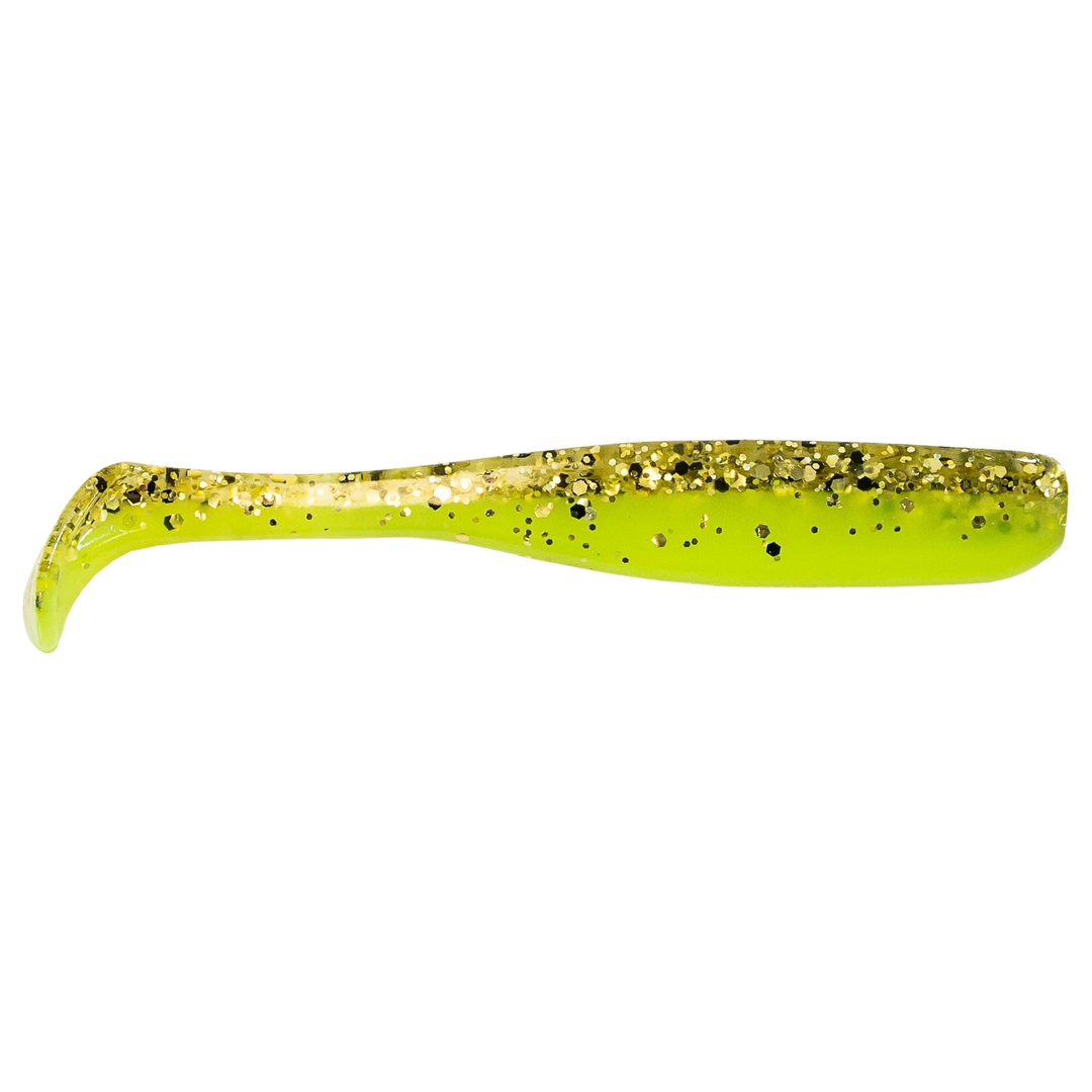 Z-Man Slim SwimZ Jigi 2.5" Space Guppy sivulta, pää oikealla