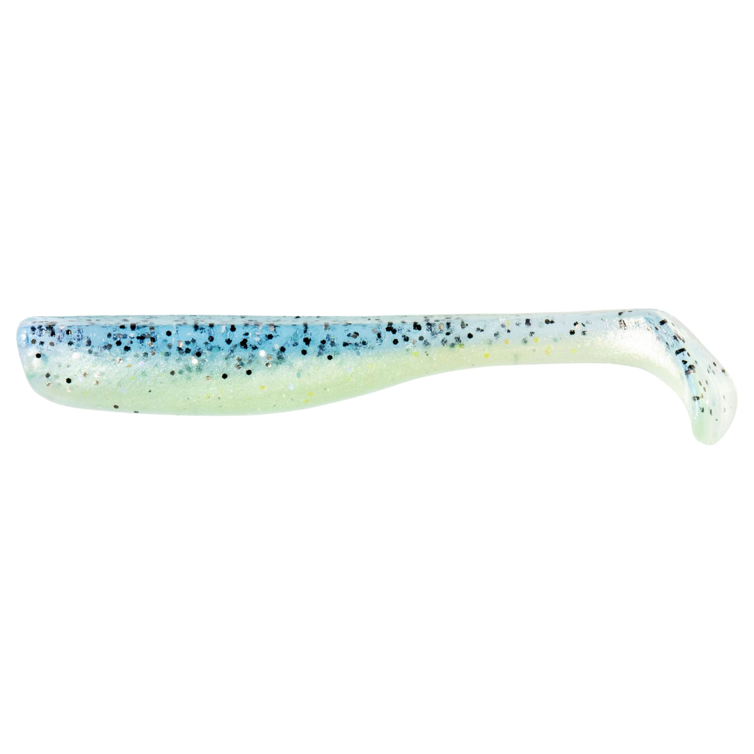 Z-Man Slim SwimZ Jigi 3" Disco Cisco sivulta, pää vasemmalla