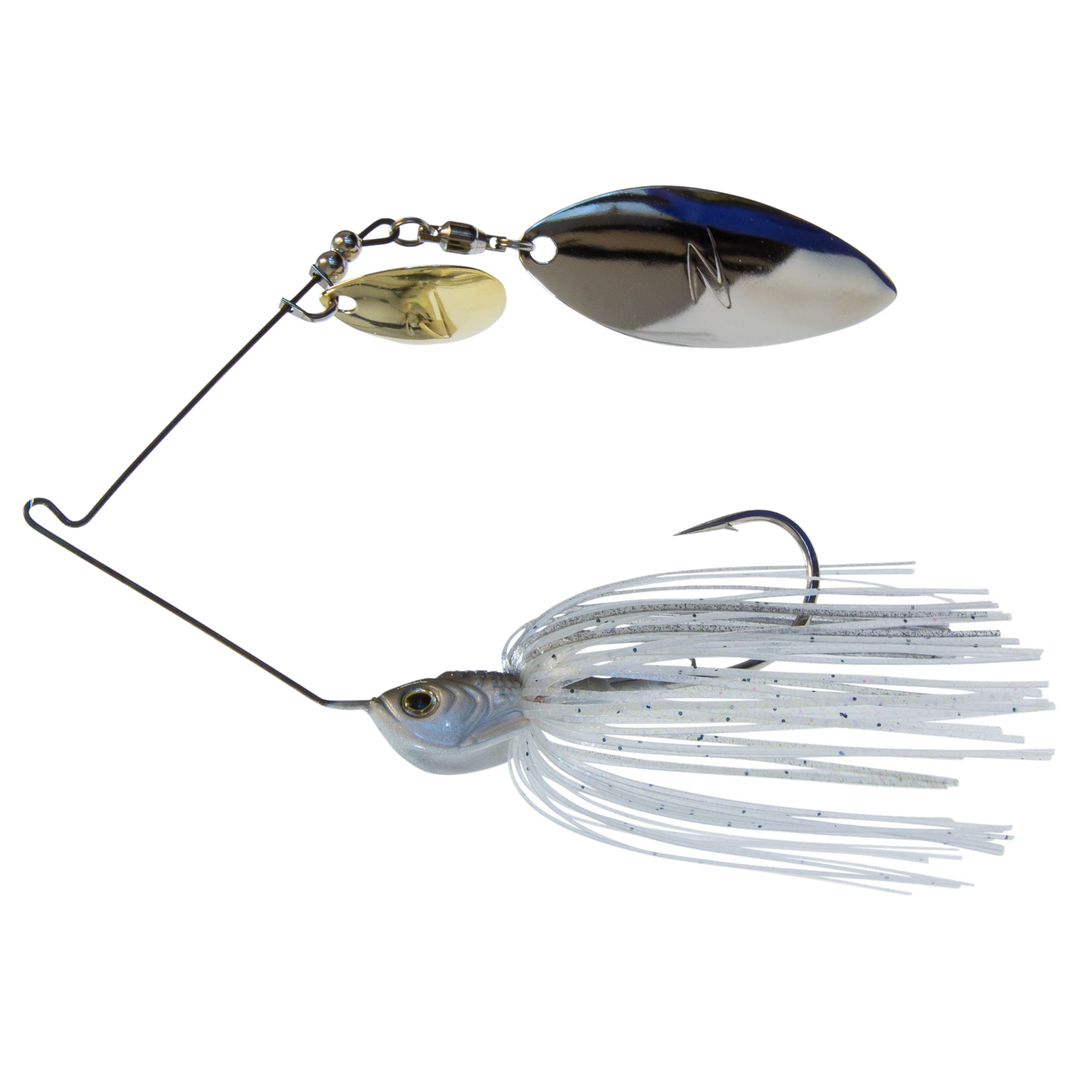 Z-Man SlingbladeZ Spinnerbait WC 14g Clearwater Shad sivulta, pää vasemmalla