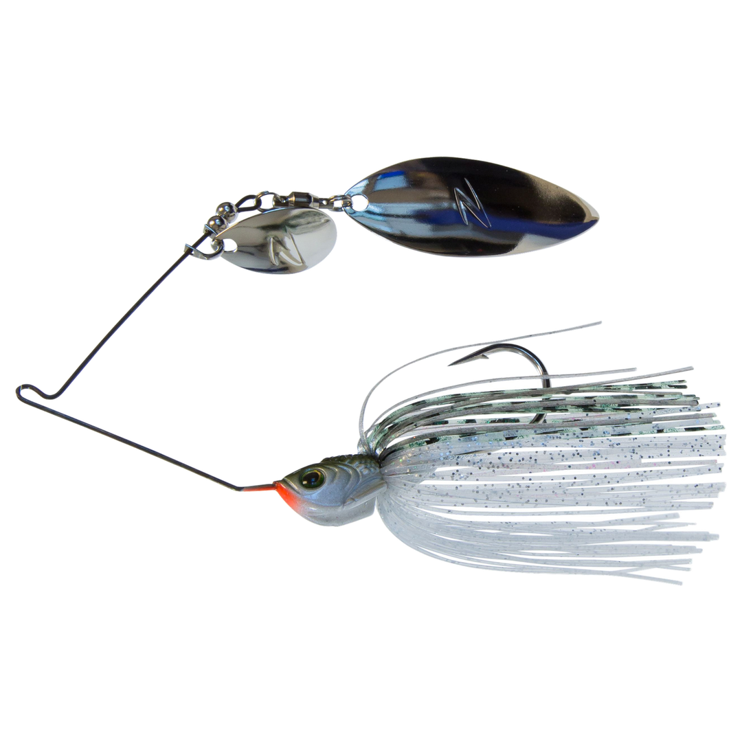 Z-Man SlingbladeZ Spinnerbait WC 14g Greenback Shad sivulta, pää vasemmalla