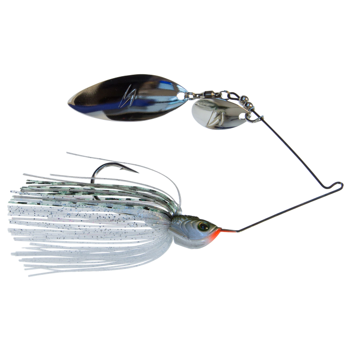 Z-Man SlingbladeZ Spinnerbait WC 14g Greenback Shad sivulta, pää oikealla