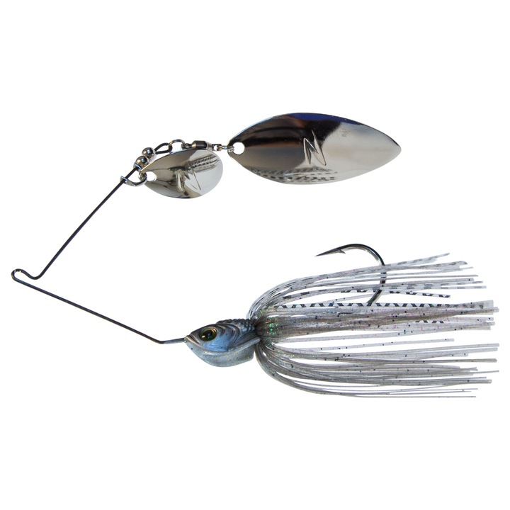 Z-Man SlingbladeZ Spinnerbait WC 14g Mouserat sivulta, pää vasemmalla