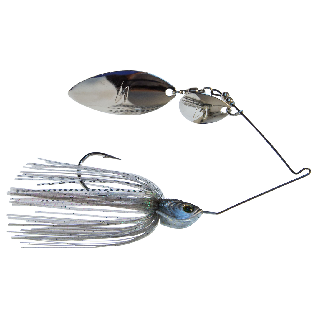 Z-Man SlingbladeZ Spinnerbait WC 14g Mouserat sivulta, pää oikealla