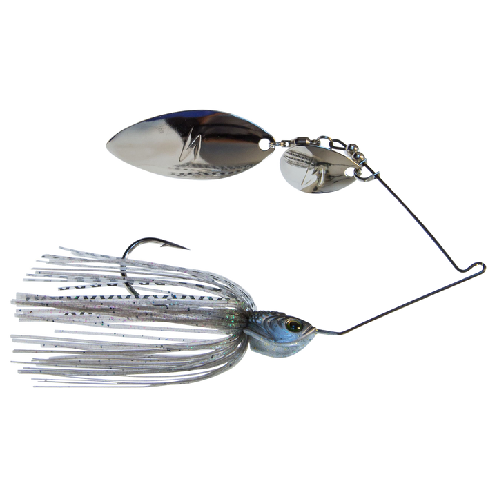 Z-Man SlingbladeZ Spinnerbait WC 14g Mouserat sivulta, pää oikealla