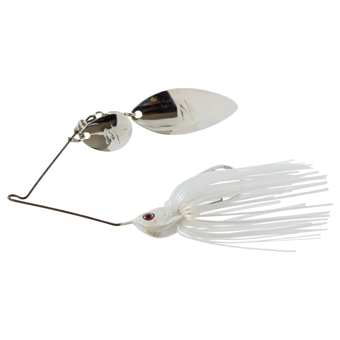 Z-Man SlingbladeZ Spinnerbait WC 14g Pearl Ghost sivulta, pää vasemmalla