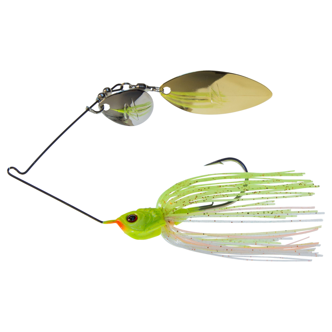Z-Man SlingbladeZ Spinnerbait WC 14g Red Perch sivulta, pää vasemmalla