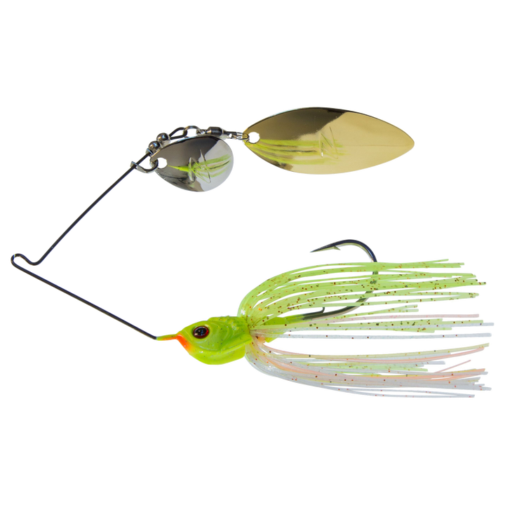 Z-Man SlingbladeZ Spinnerbait WC 14g Red Perch sivulta, pää vasemmalla