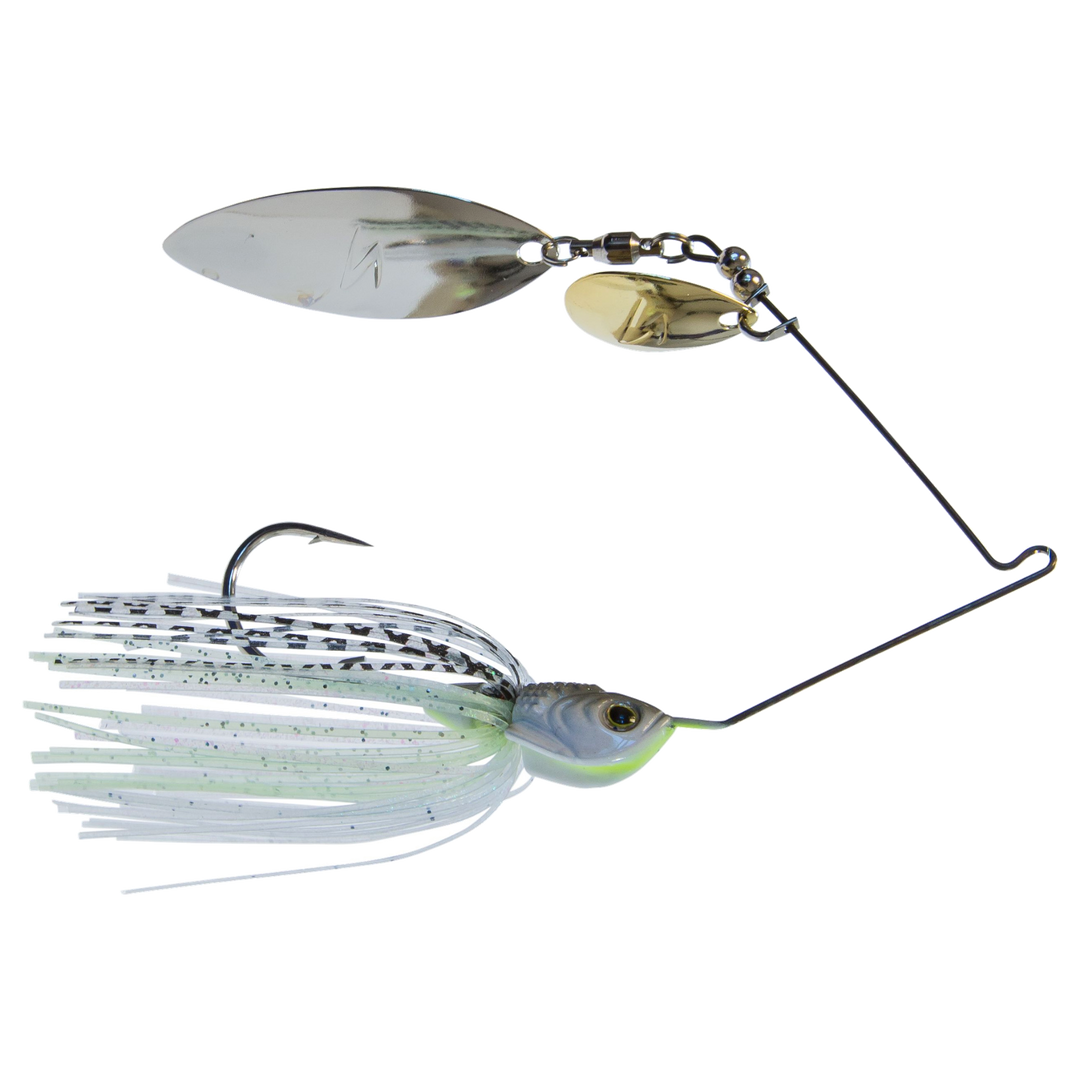 Z-Man SlingbladeZ Spinnerbait WC 14g Spot Remover sivulta, pää oikealla