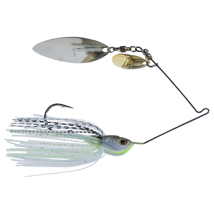 Z-Man SlingbladeZ Spinnerbait WC 14g Spot Remover sivulta, pää oikealla