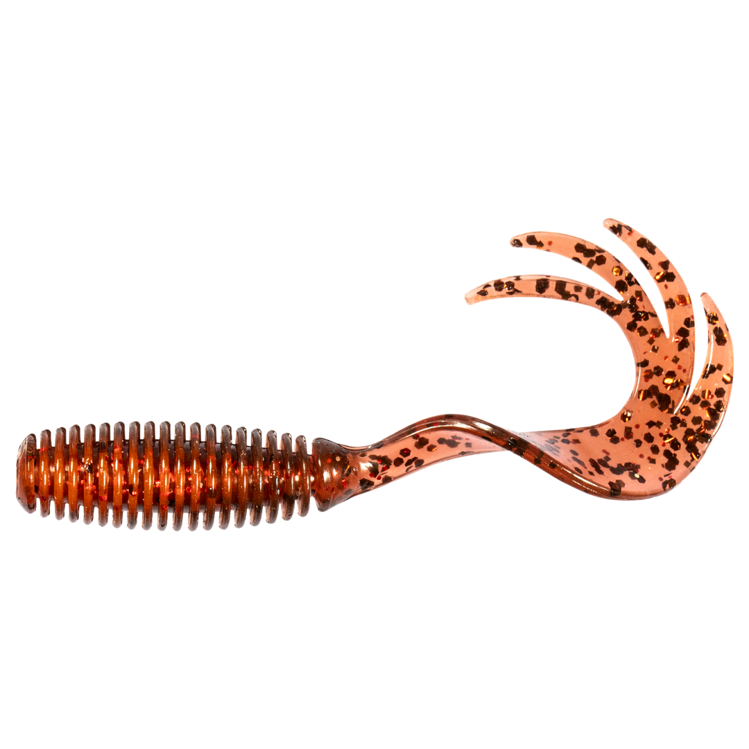Z-Man ST GrubZ Jigi 2.5" Calico Candy sivulta, pää vasemmalla