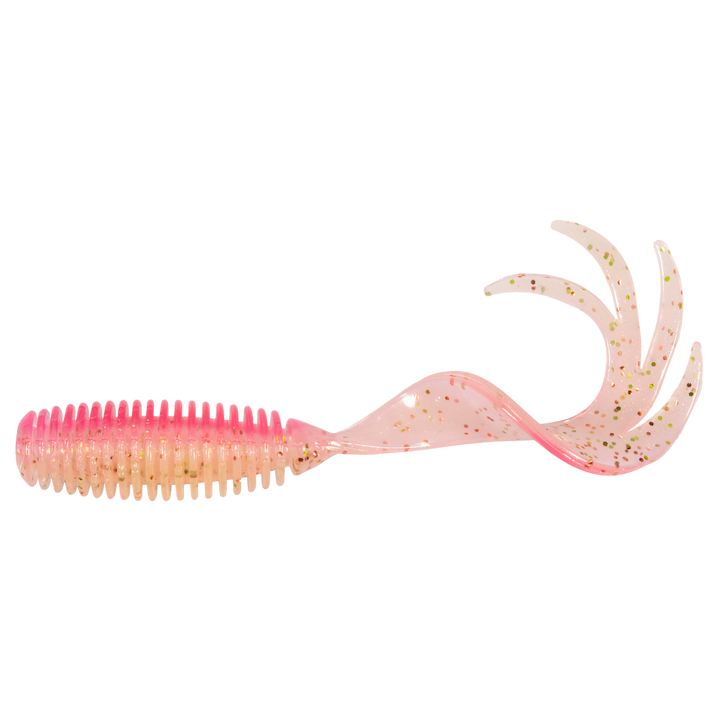 Z-Man ST GrubZ Jigi 2.5" Laguna Shrimp sivulta, pää vasemmalla