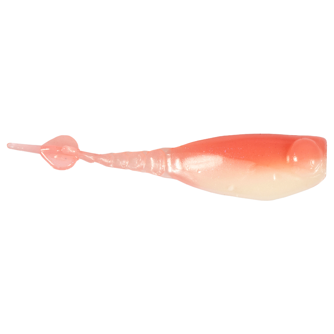 Z-Man StingerZ Jigi 2" Coconut Ice Glow sivulta, pää oikealla