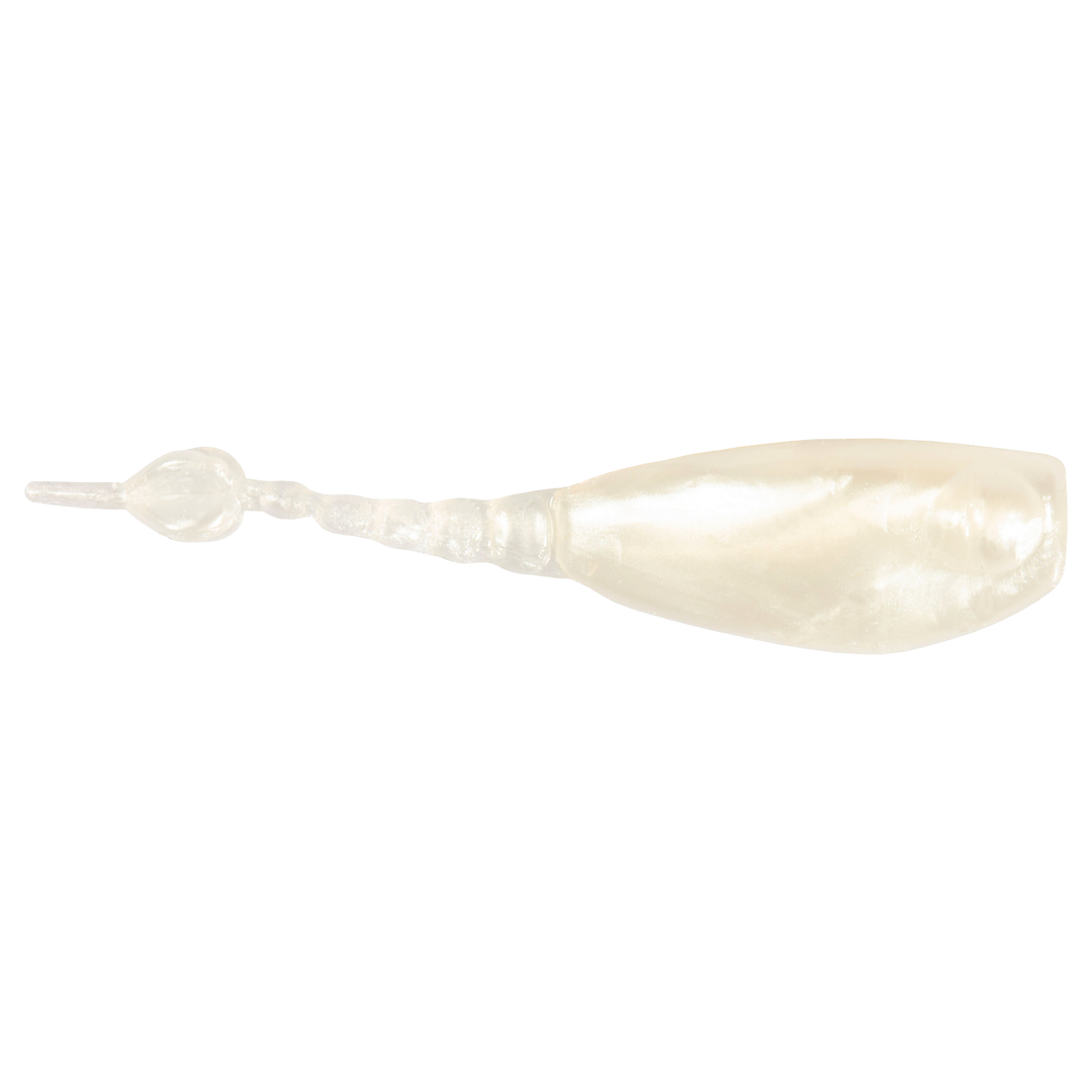 Z-Man StingerZ Jigi 2" Pearl sivulta, pää oikealla