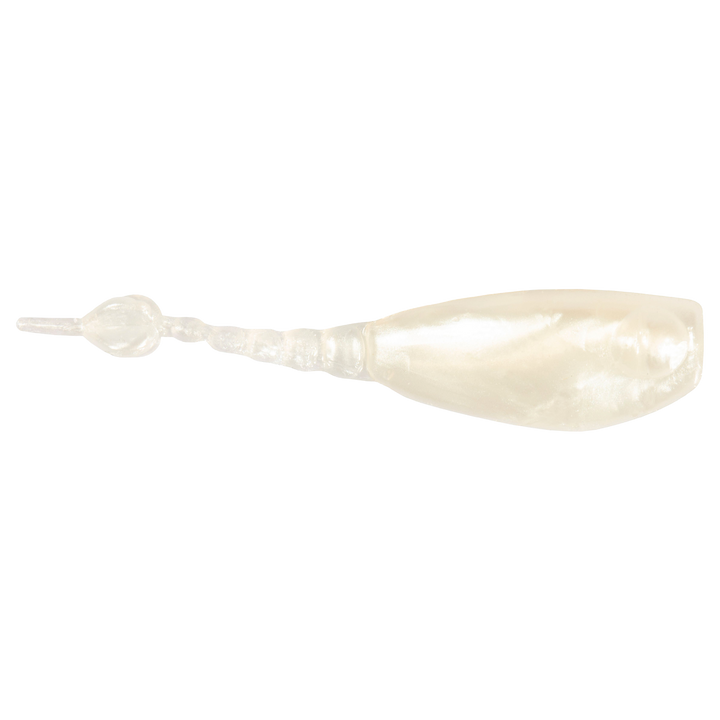 Z-Man StingerZ Jigi 2" Pearl sivulta, pää oikealla