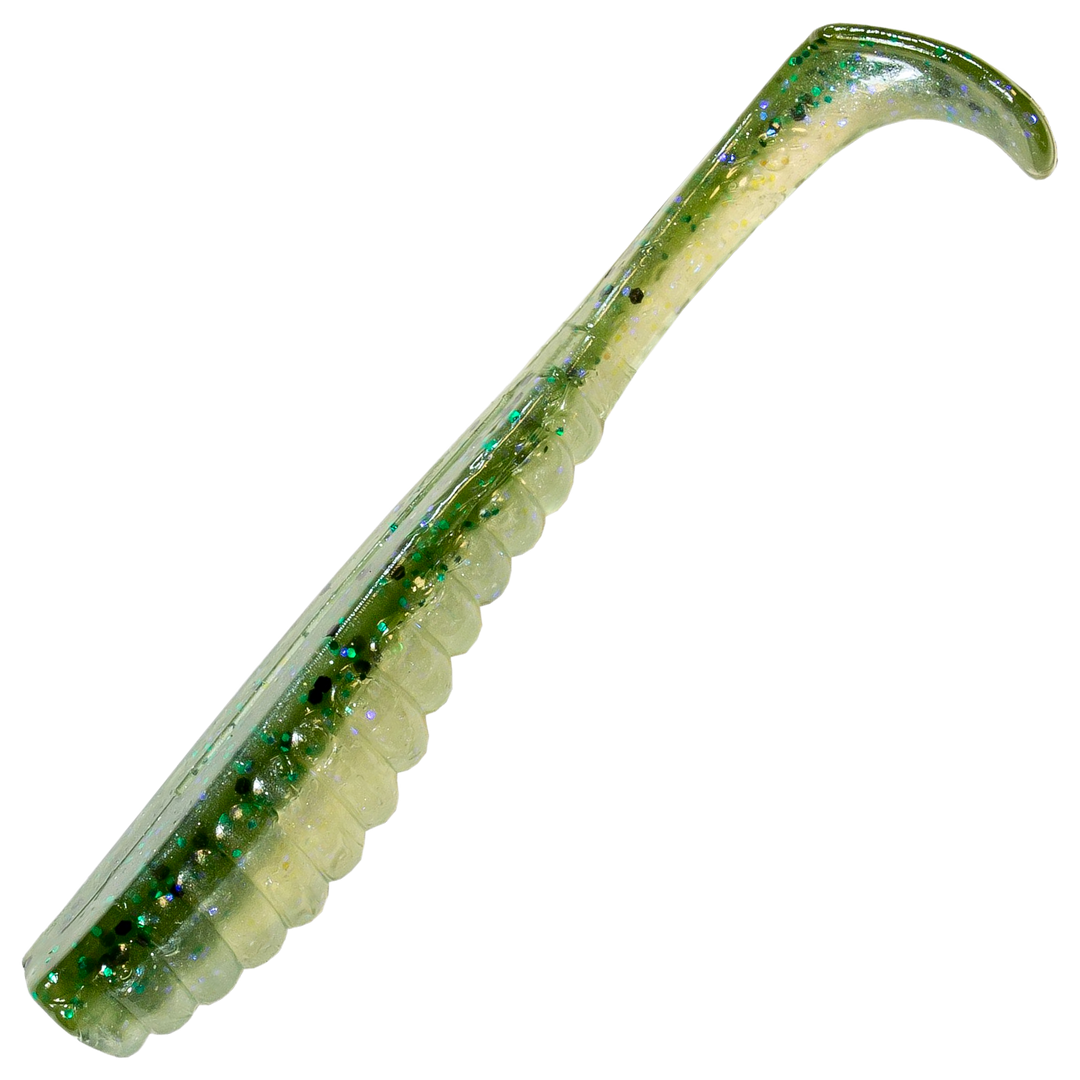 Z-Man Swimmin Trout Trick Jigi 3.5", väri Green Lantern: vihreä selkä ja valkoinen vatsa