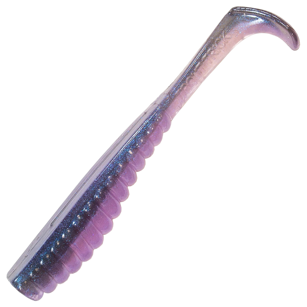 Z-Man Swimmin Trout Trick Jigi 3.5", väri Mood Ring: violetti selkä ja hopeinen kylki