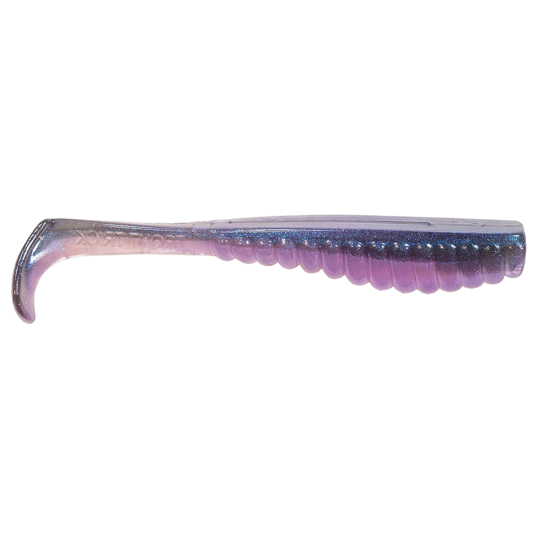 Z-Man Swimmin Trout Trick Jigi 3.5" Mood Ring sivulta, pää oikealla