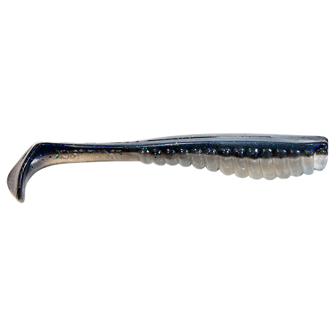 Z-Man Swimmin Trout Trick Jigi 3.5" Ralph`s Shad sivulta, pää oikealla