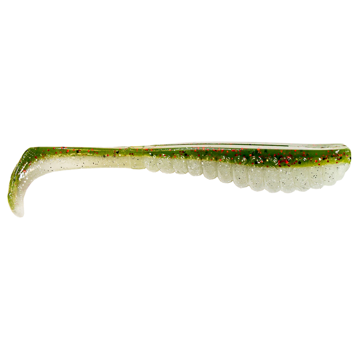 Z-Man Swimmin Trout Trick Jigi 3.5" Redbone sivulta, pää oikealla