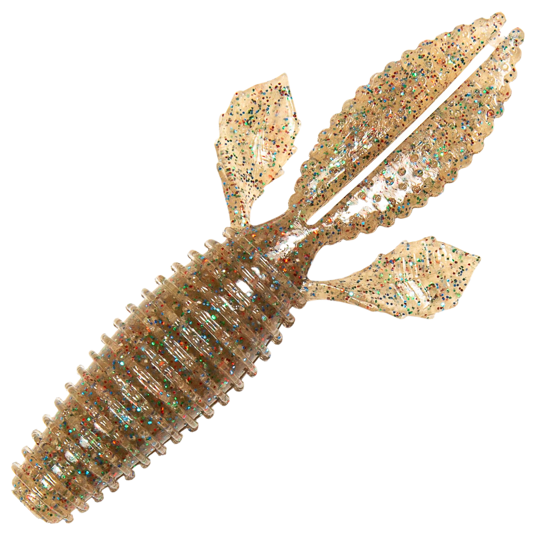Z-Man TRD BugZ Jigi 2.75", väri Bloodworm: läpikuultava ruskea runko ja tummat pilkut