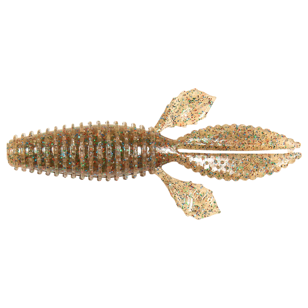 Z-Man TRD BugZ Jigi 2.75" Bloodworm yläpuolelta, pää vasemmalla