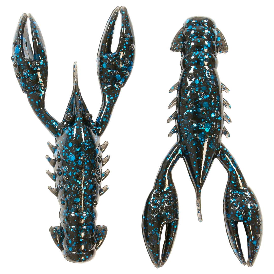 Z-Man TRD Crawz Jigi 2.5" Black/Blue ylä- ja alapuolelta