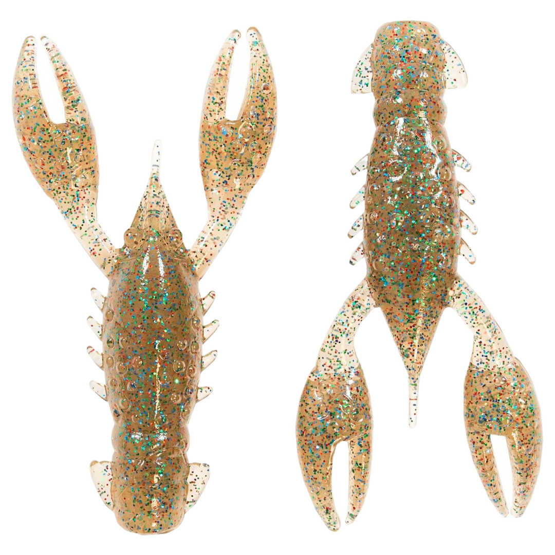 Z-Man TRD Crawz Jigi 2.5" Bloodworm ylä- ja alapuolelta