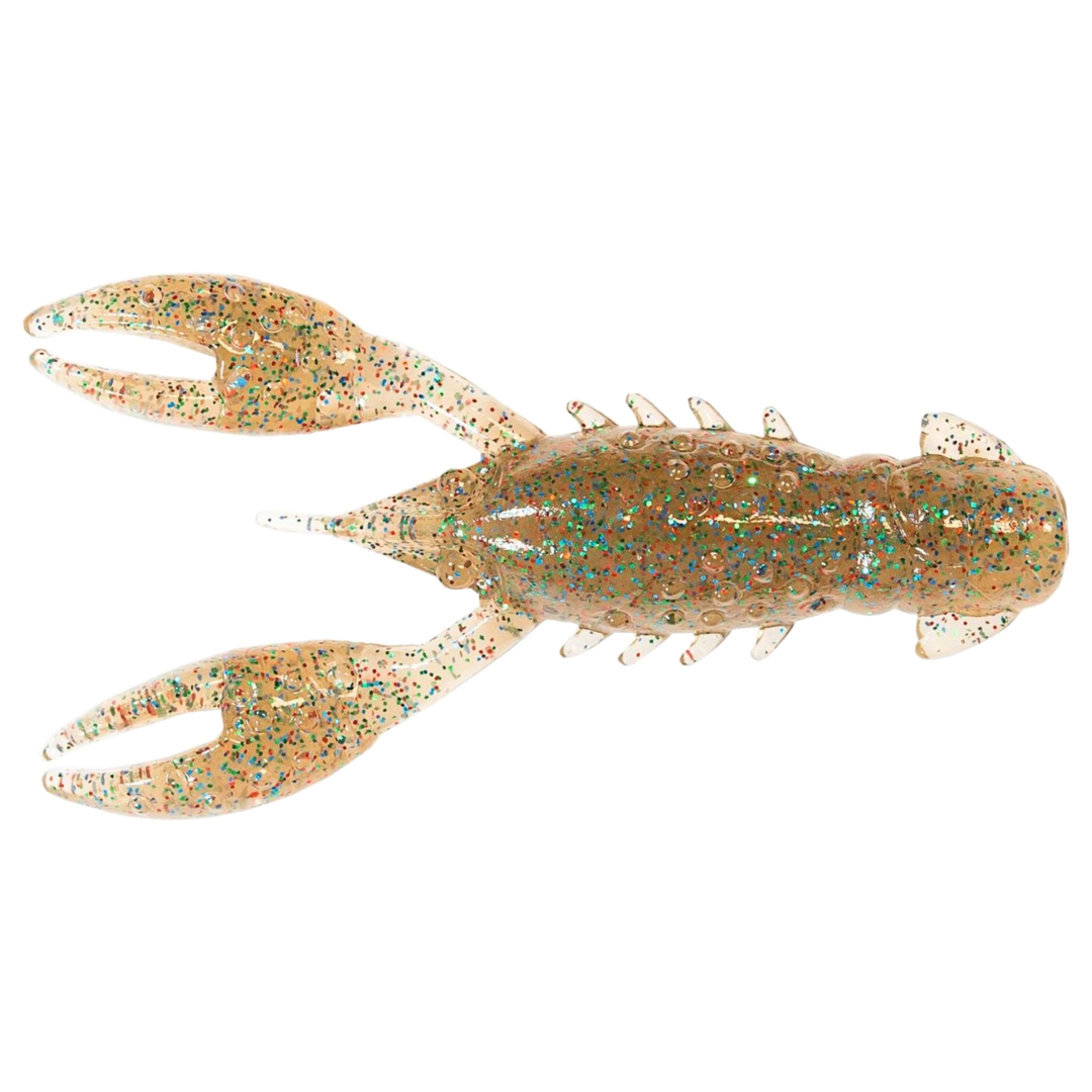 Z-Man TRD Crawz Jigi 2.5" Bloodworm yläpuolelta, pää vasemmalla