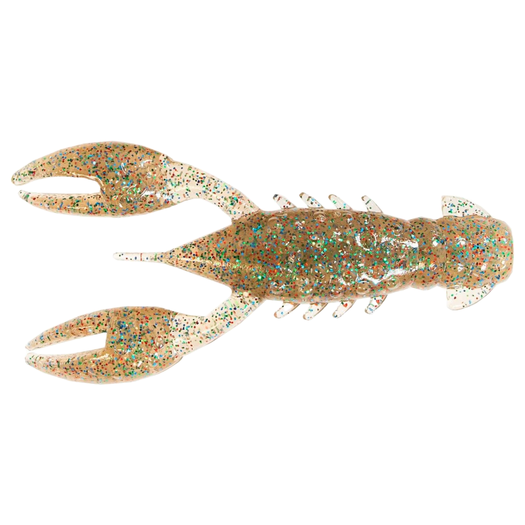 Z-Man TRD Crawz Jigi 2.5" Bloodworm alapuolelta, pää vasemmalla