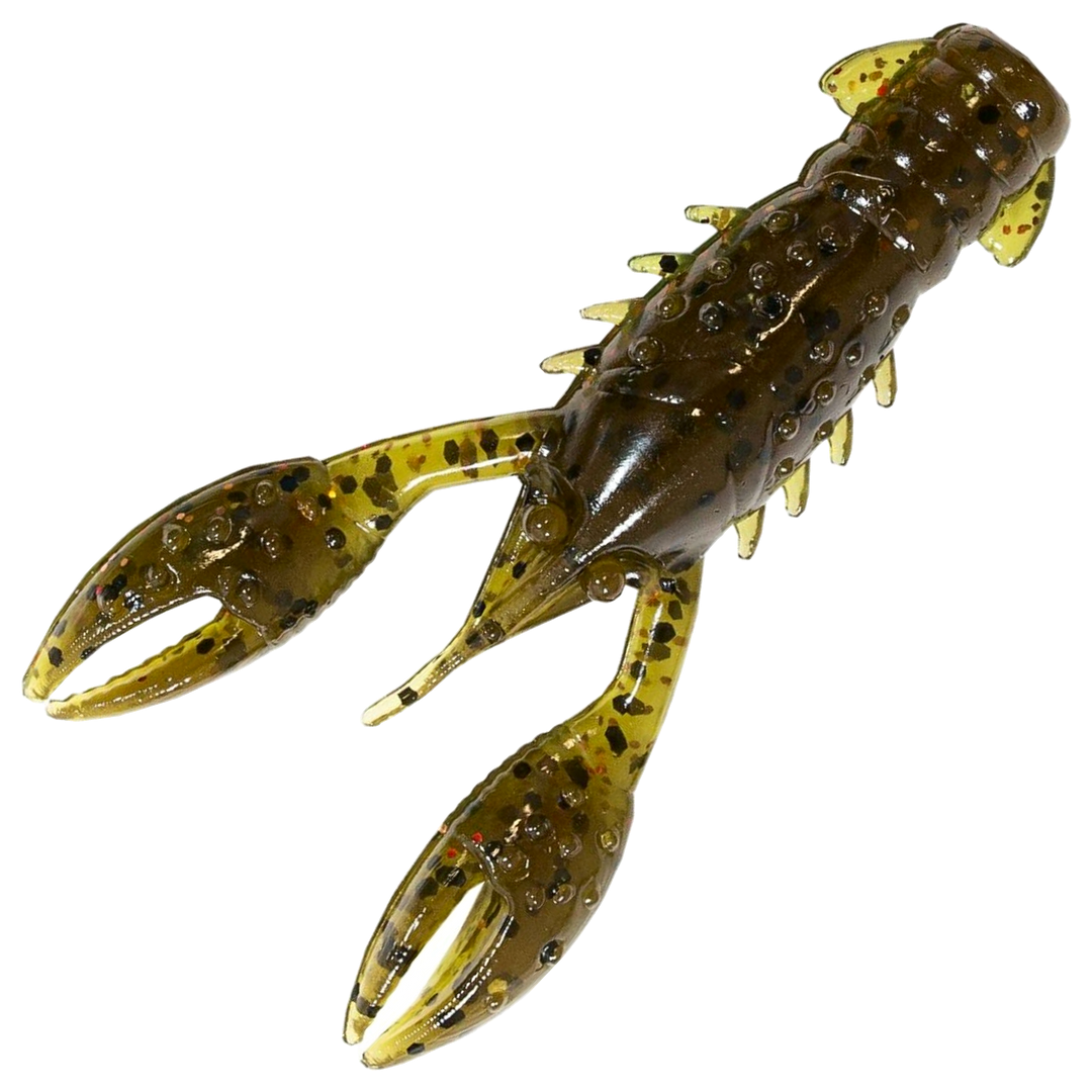 Z-Man TRD Crawz Jigi 2.5", väri Canada Craw: vihreänruskea runko ja oranssit pilkut
