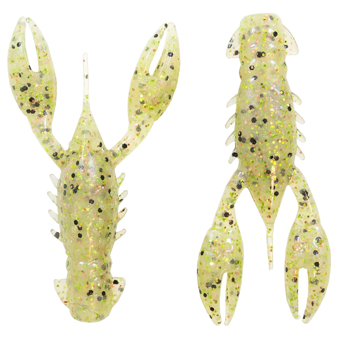 Z-Man TRD Crawz Jigi 2.5" Greasy Prawn ylä- ja alapuolelta