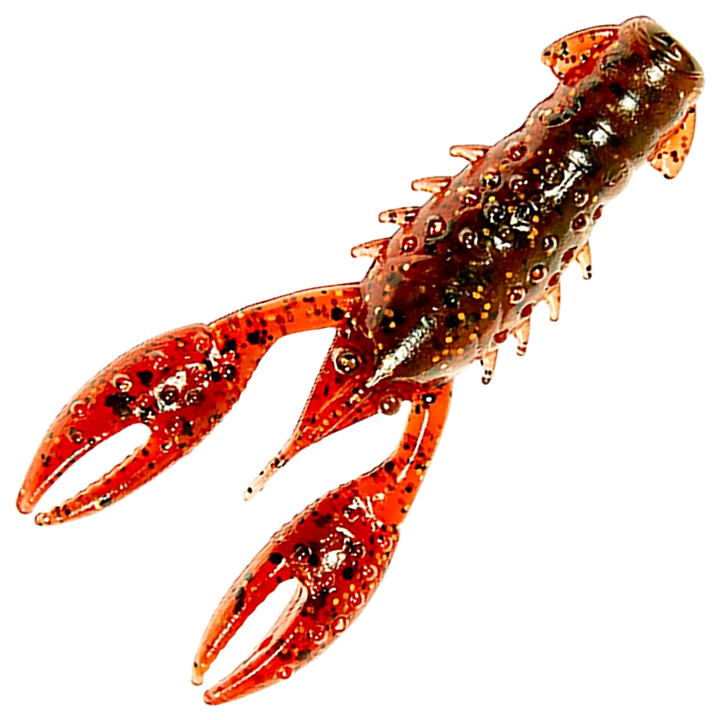 Z-Man TRD Crawz Jigi 2.5", väri Hot Craw: ruskeanpunainen yläpuoli ja punainen alapuoli