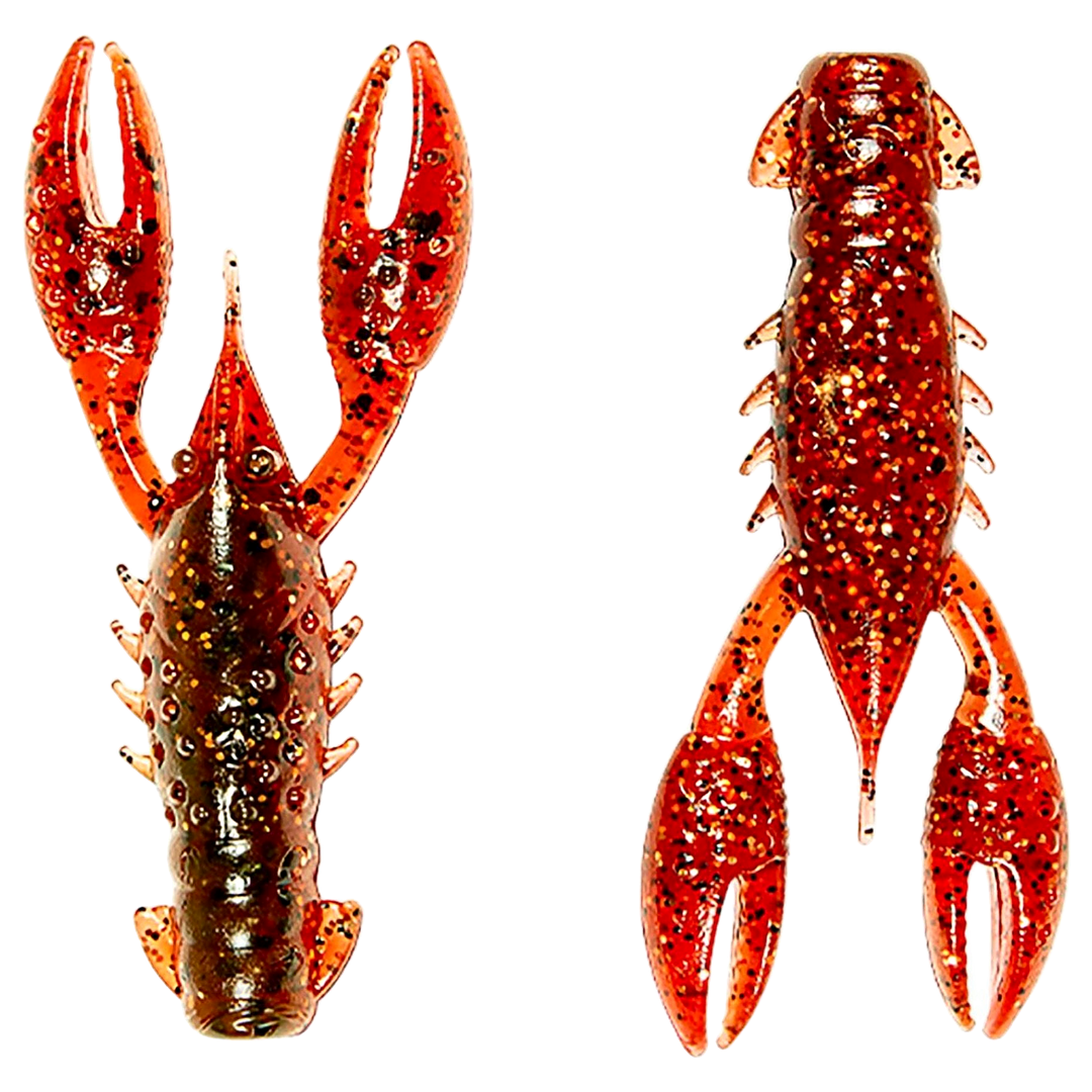 Z-Man TRD Crawz Jigi 2.5" Hot Craw ylä- ja alapuolelta