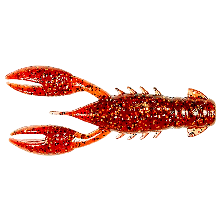 Z-Man TRD Crawz Jigi 2.5" Hot Craw alapuolelta, pää vasemmalla