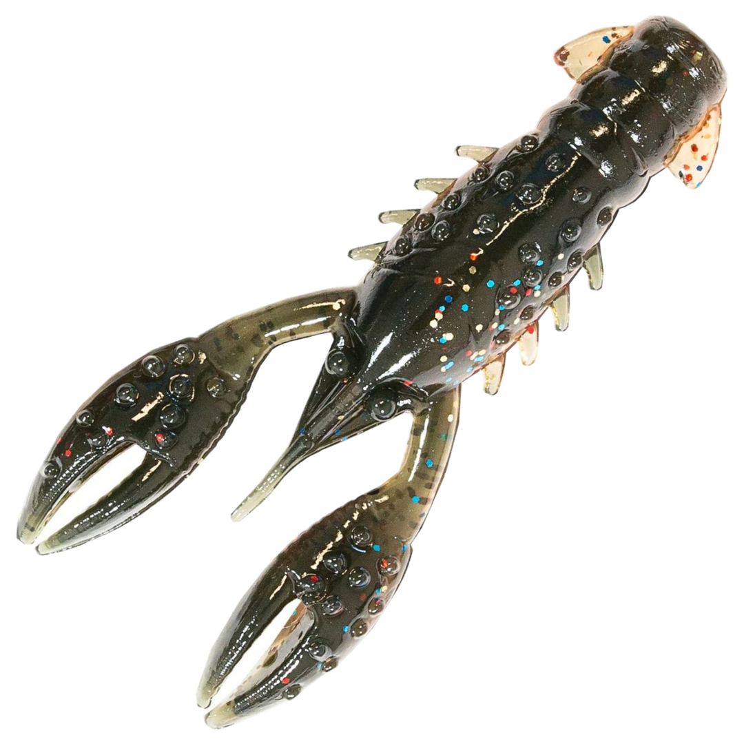 Z-Man TRD Crawz Jigi 2.5", väri Molting Craw: tumma yläpuoli ja oranssinruskea alapuoli, värikkäät hileet