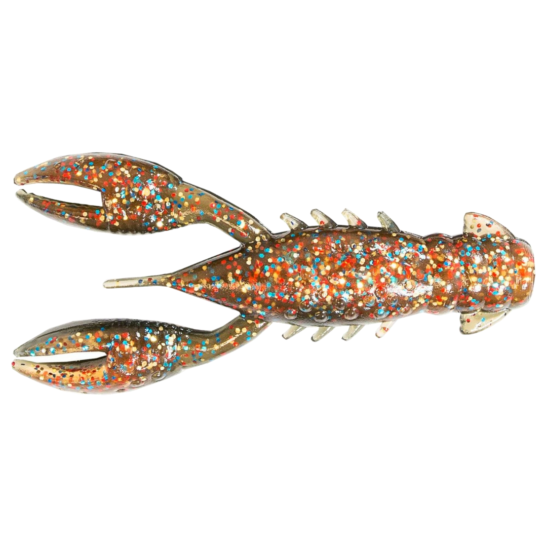 Z-Man TRD Crawz Jigi 2.5" Molting Craw alapuolelta, pää vasemmalla