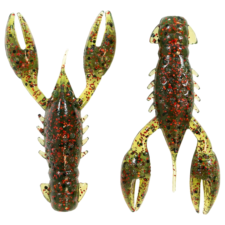 Z-Man TRD Crawz Jigi 2.5" Watermelon Red ylä- ja alapuolelta