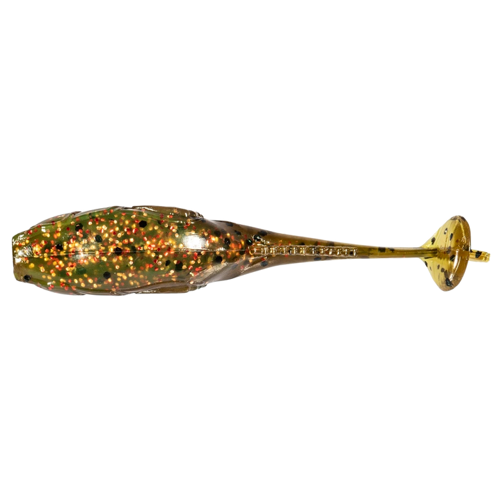 Z-Man TRD Gobyz Jigi 2.4" Canada Craw alapuolelta, pää vasemmalla