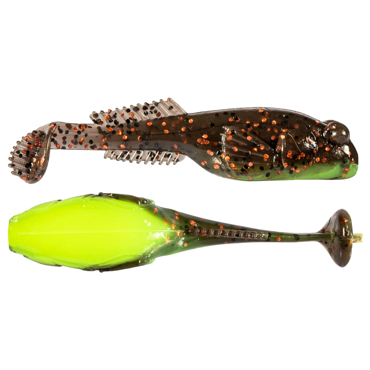 Z-Man TRD Gobyz Jigi 2.4" Coppertreuse sivulta ja alapuolelta