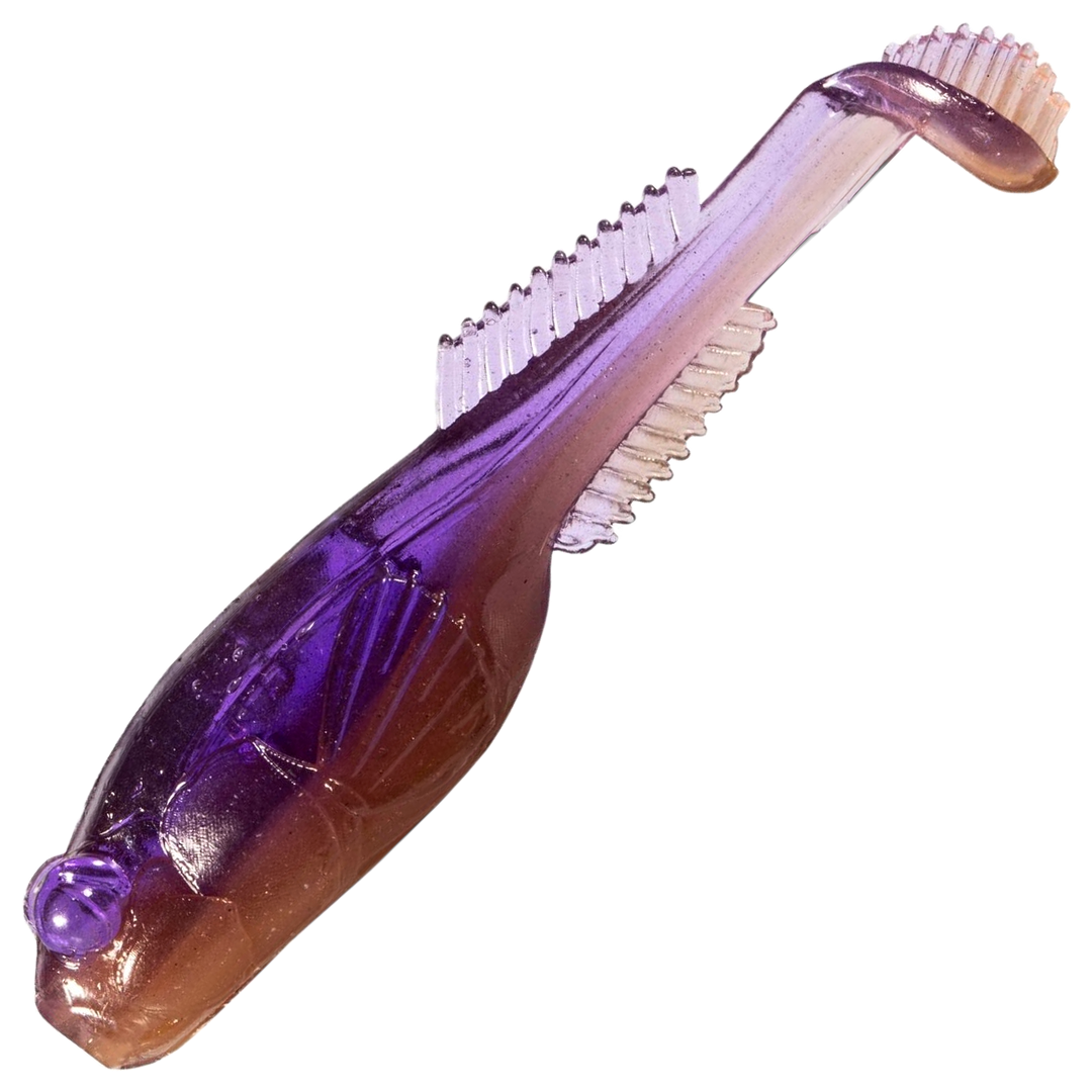 Z-Man TRD Gobyz Jigi 2.4", väri PB&J: violetti selkä ja oranssinruskea vatsa