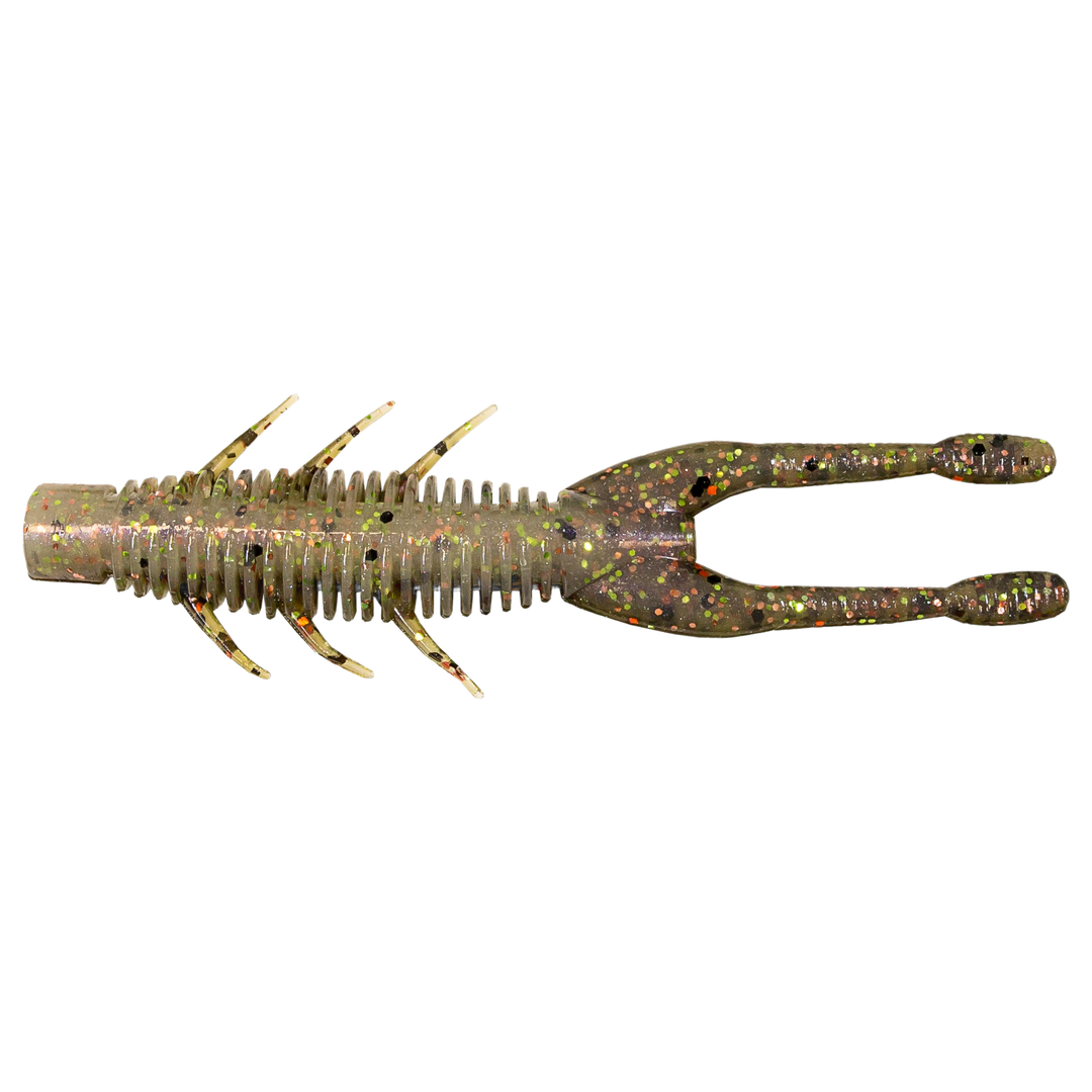 Z-Man TRD HogZ Jigi 3" Drew`s Craw alapuolelta, pää vasemmalla