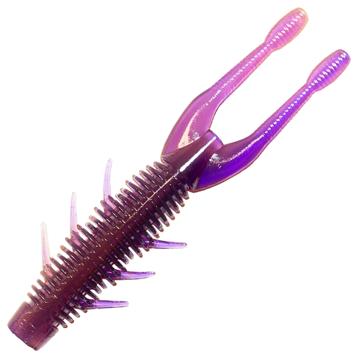 Z-Man TRD HogZ Jigi 3", väri PB&amp;J: violetti yläpuoli ja oranssinruskea alapuoli, violetit haarat