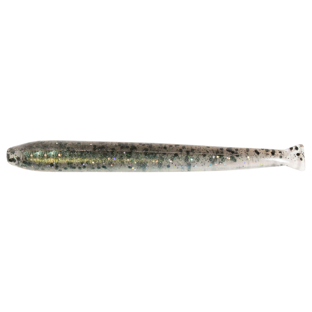 Z-Man TRD MinnowZ Jigi 3.5" Bad Shad sivulta, pää vasemmalla