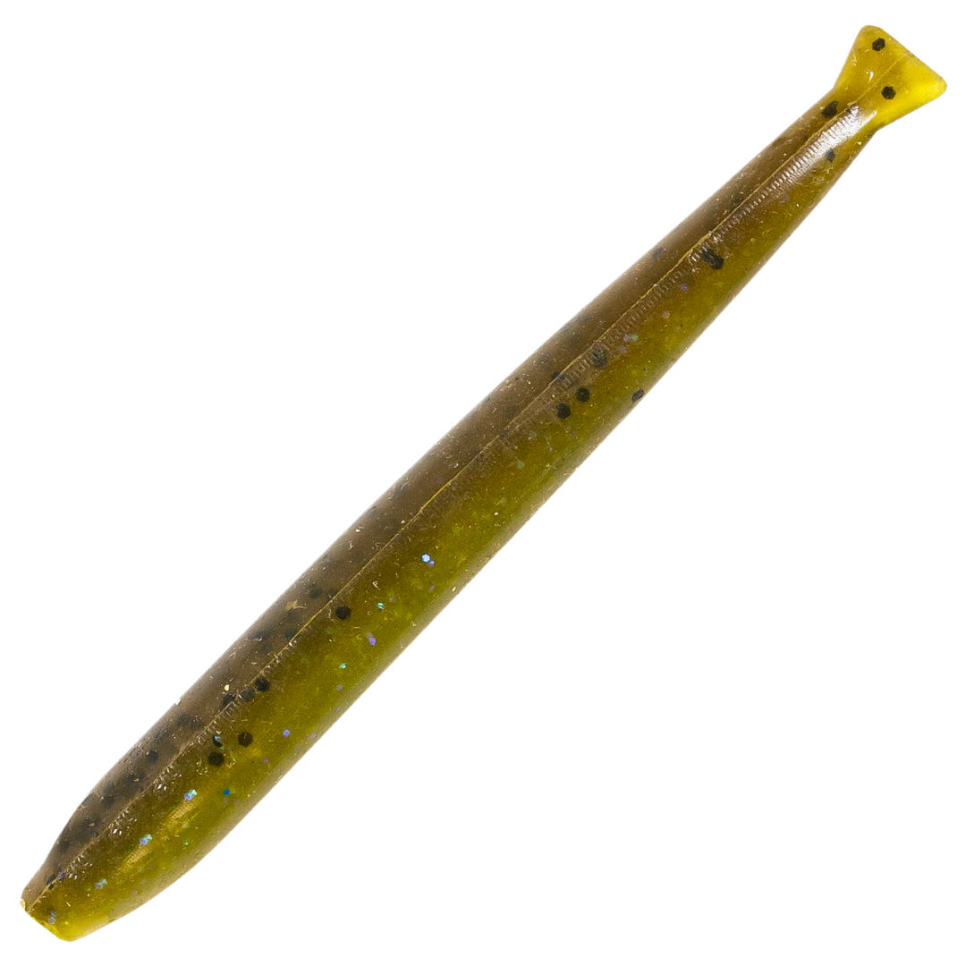 Z-Man TRD MinnowZ Jigi 3.5", väri Hot Snakes: tumma selkä ja keltainen kylki