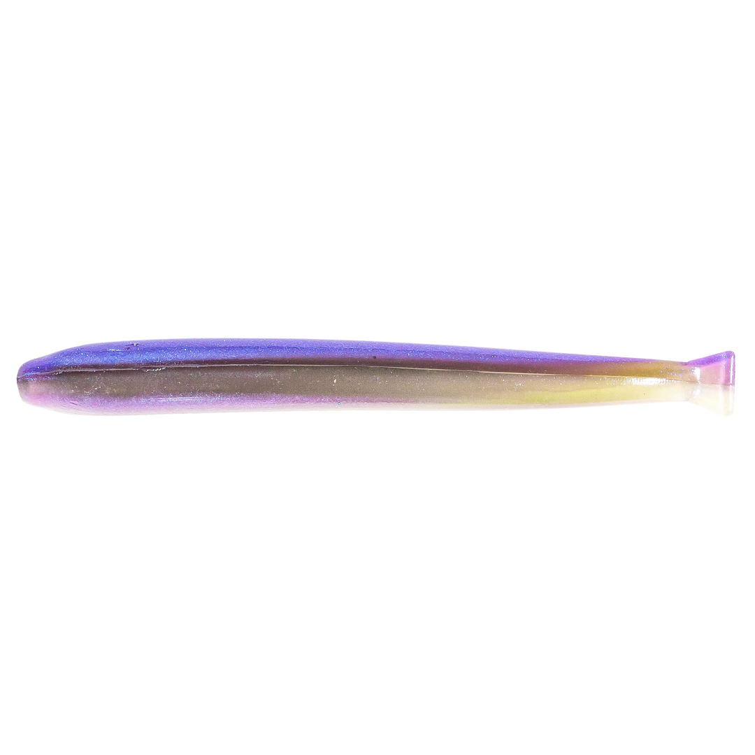 Z-Man TRD MinnowZ Jigi 3.5" Meat Dog sivulta, pää vasemmalla