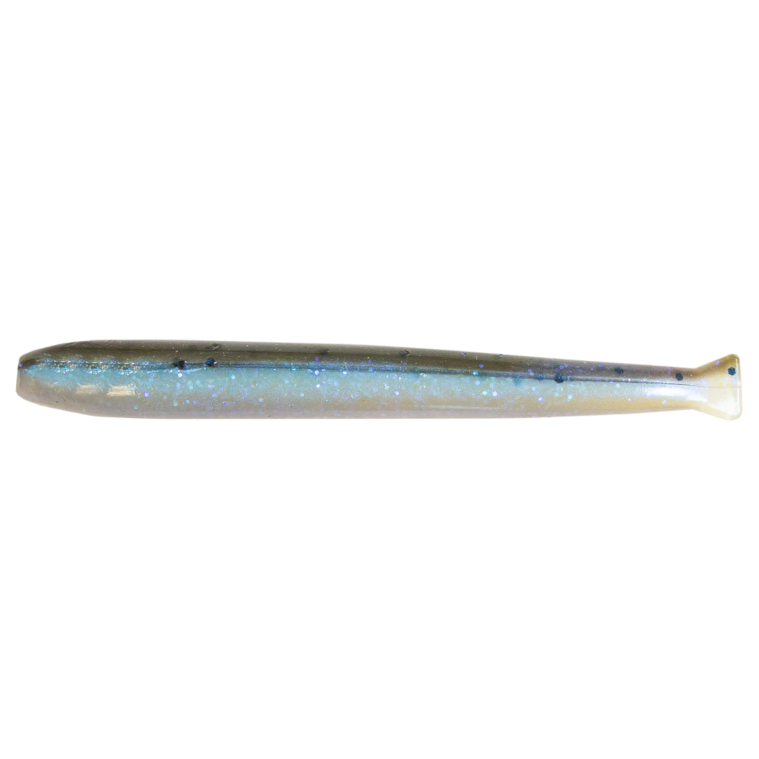Z-Man TRD MinnowZ Jigi 3.5" The Deal sivulta, pää vasemmalla